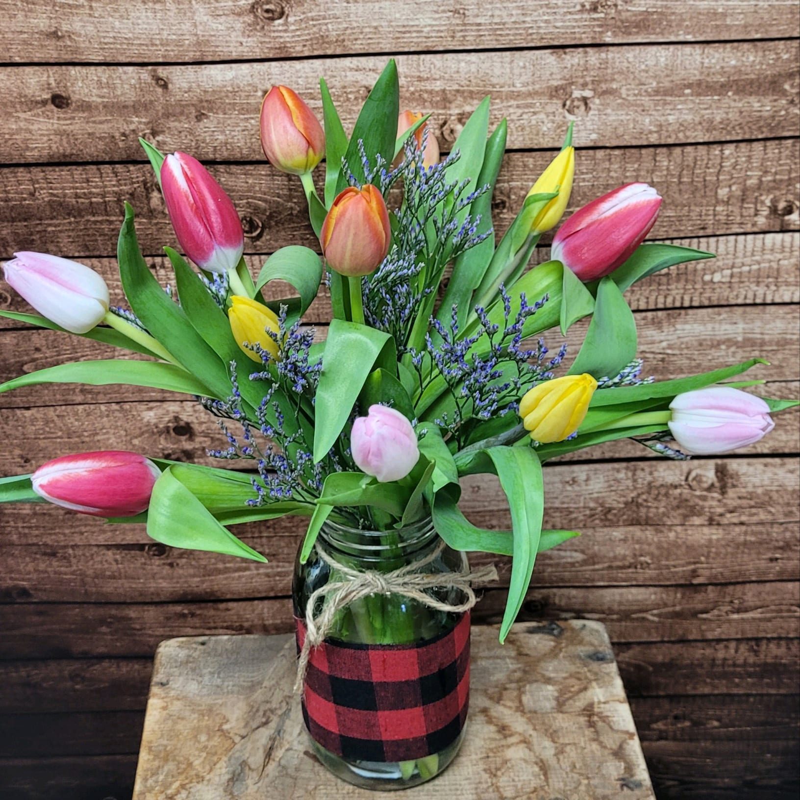 Buffalo Plaid Bouquet