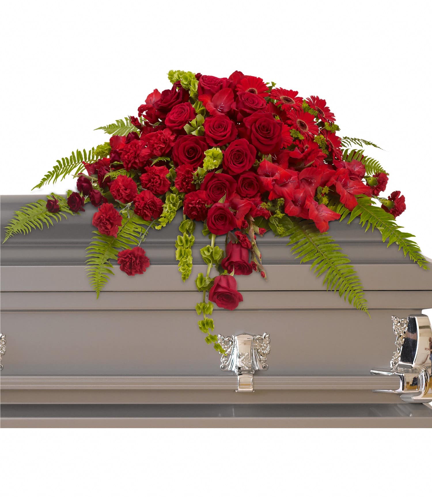 Red Rose Sanctuary Casket Piece