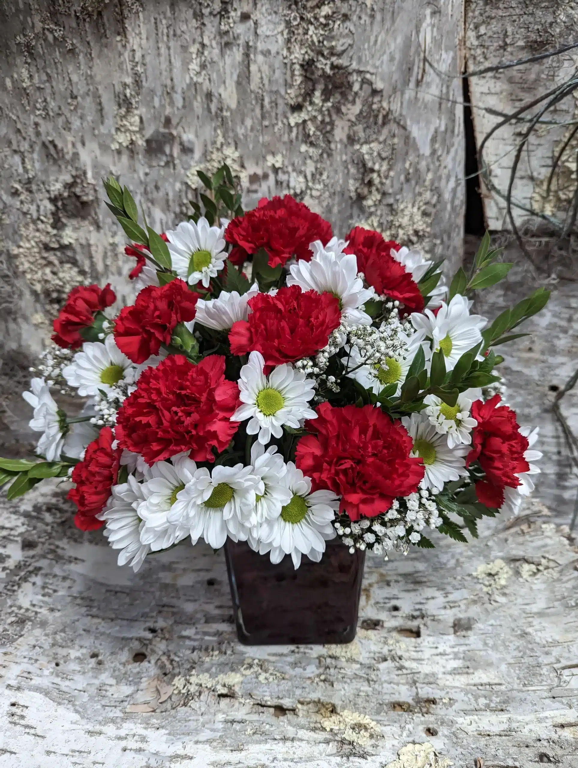 Red And White Delight Bouquet