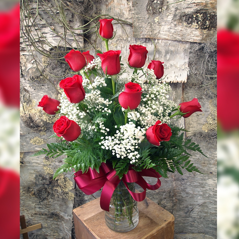 Red Roses Arranged
