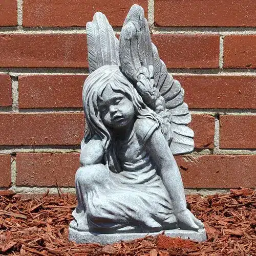 Kneeling Girl Angel