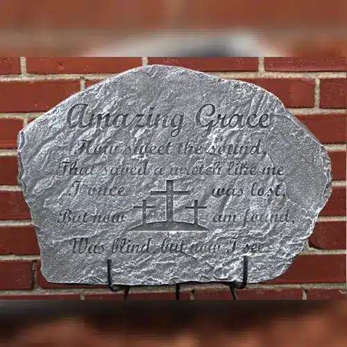 Amazing Grace Plaque