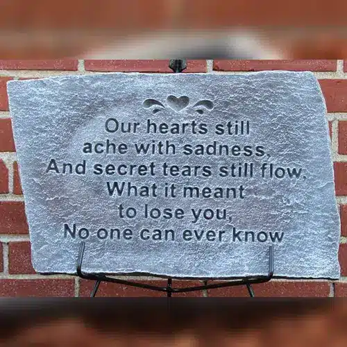 Our Hearts Still Ache Plaque