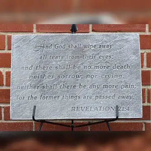 Revelation 21:4 Plaque