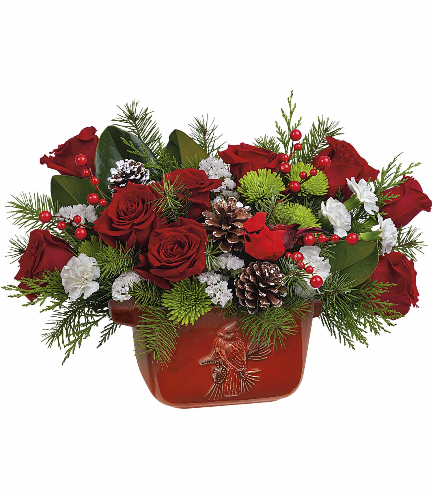 Classic Cardinal Centerpiece
