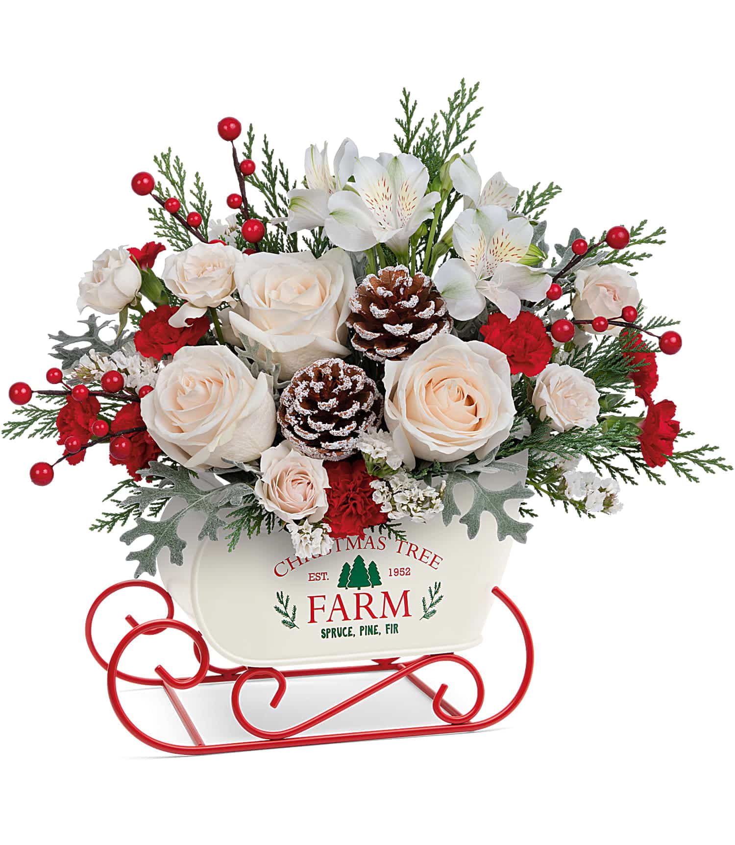 Winter Sleigh Bouquet