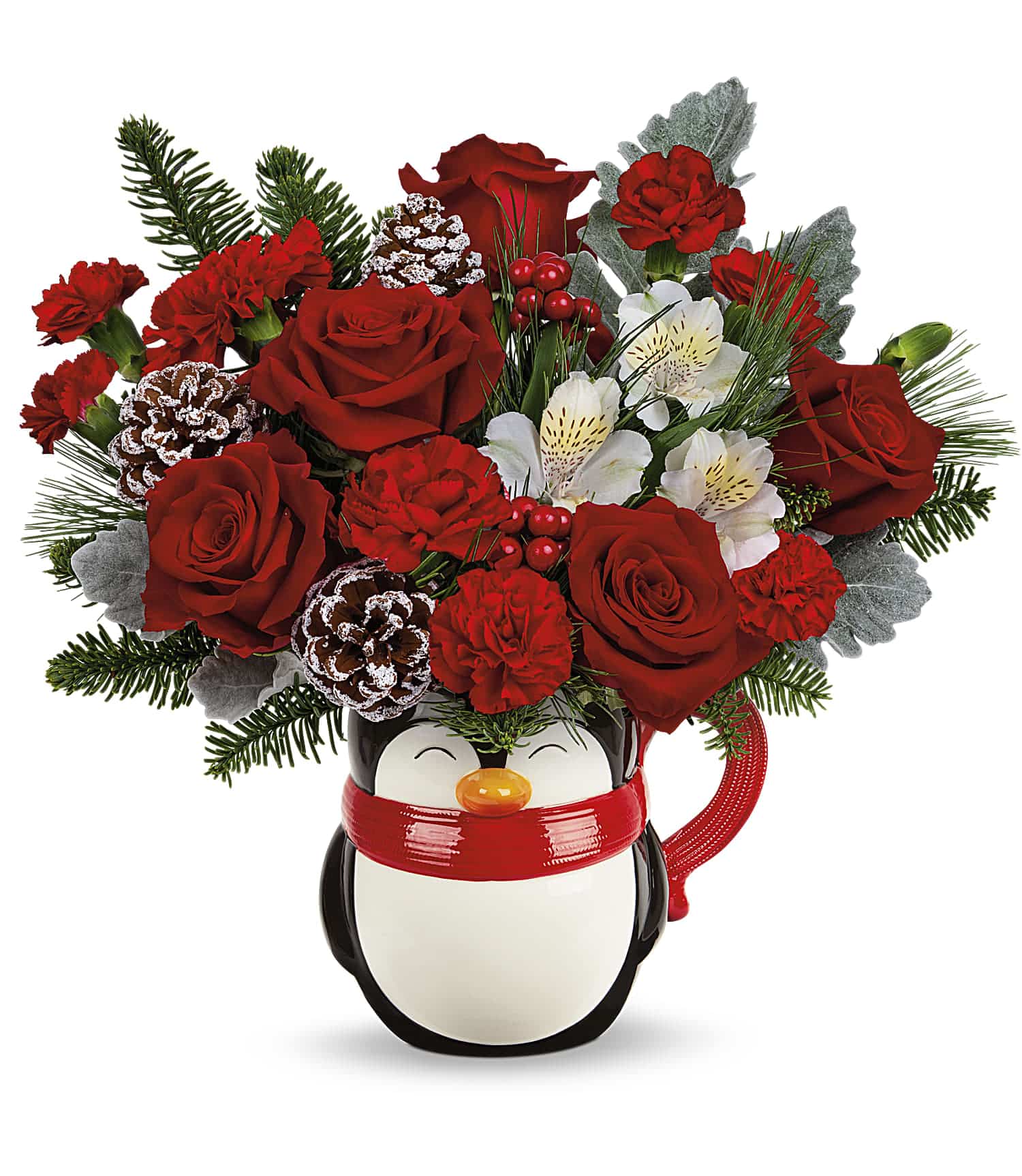 Send A Hug Snowy Smiles Bouquet