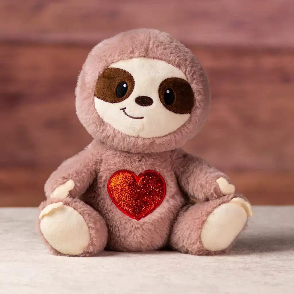 Smirky Valentine Sloth