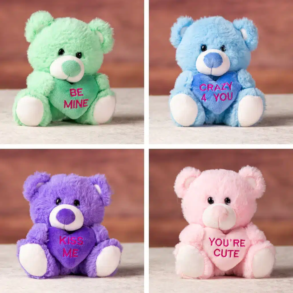 Conversation Heart Bears
