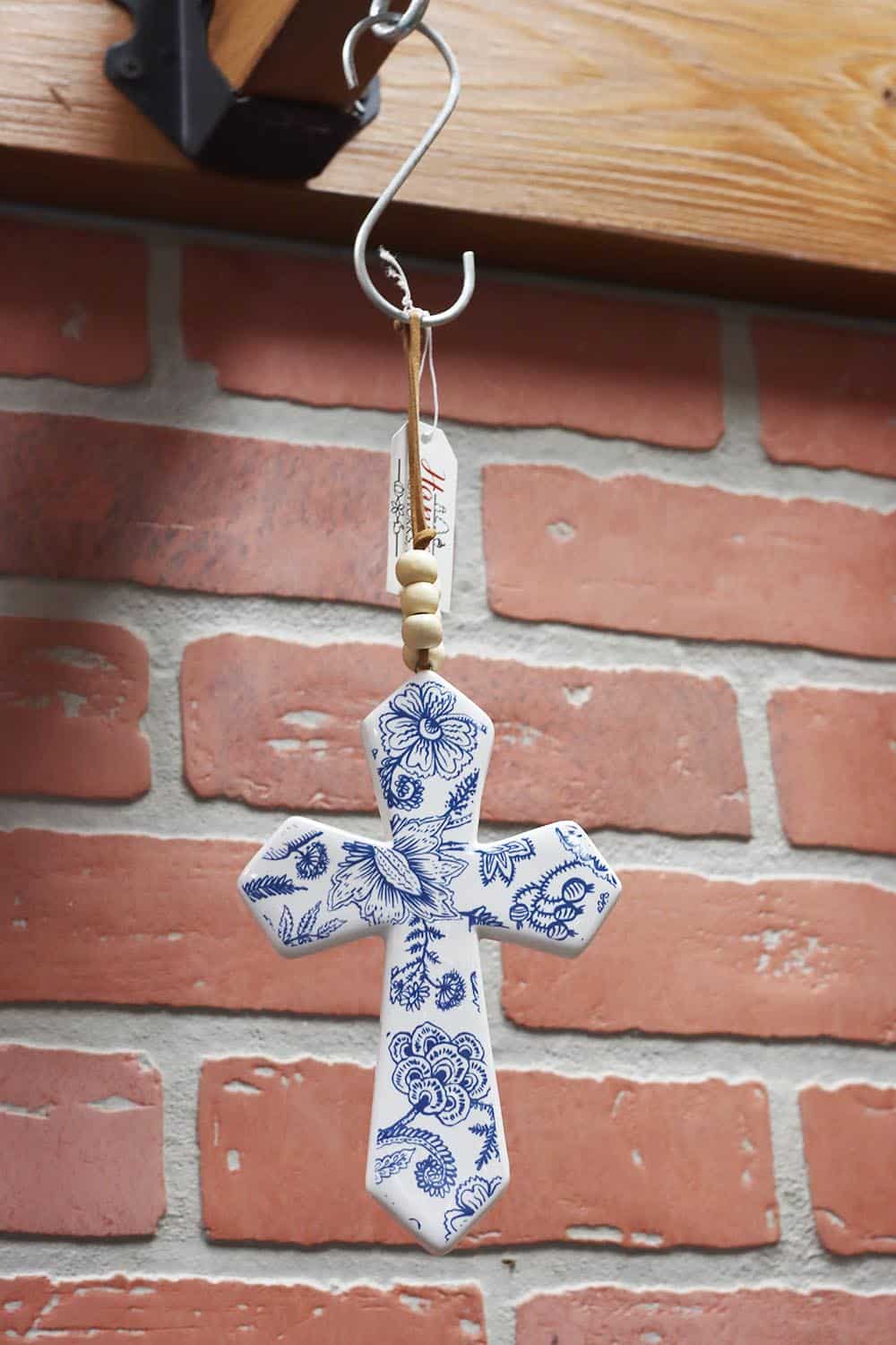 White Ceramic Cross