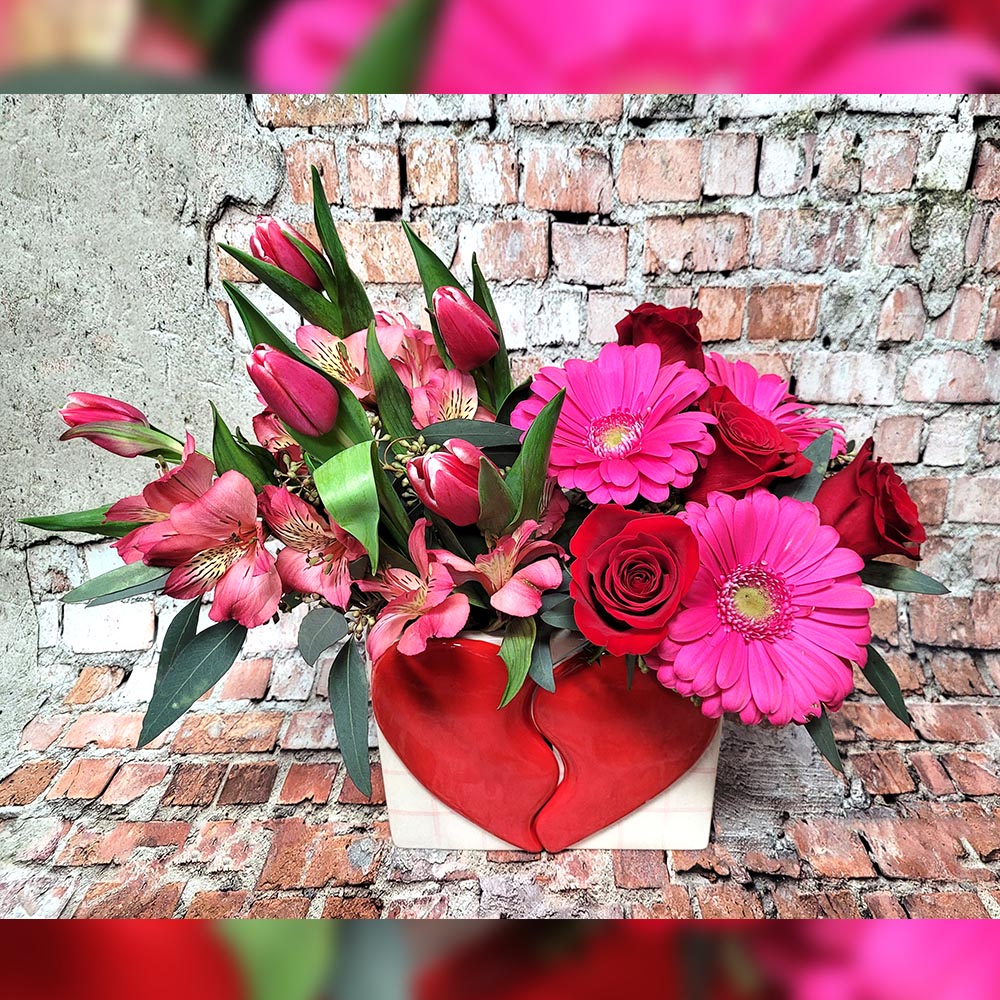 Two Hearts Become One Bouquet