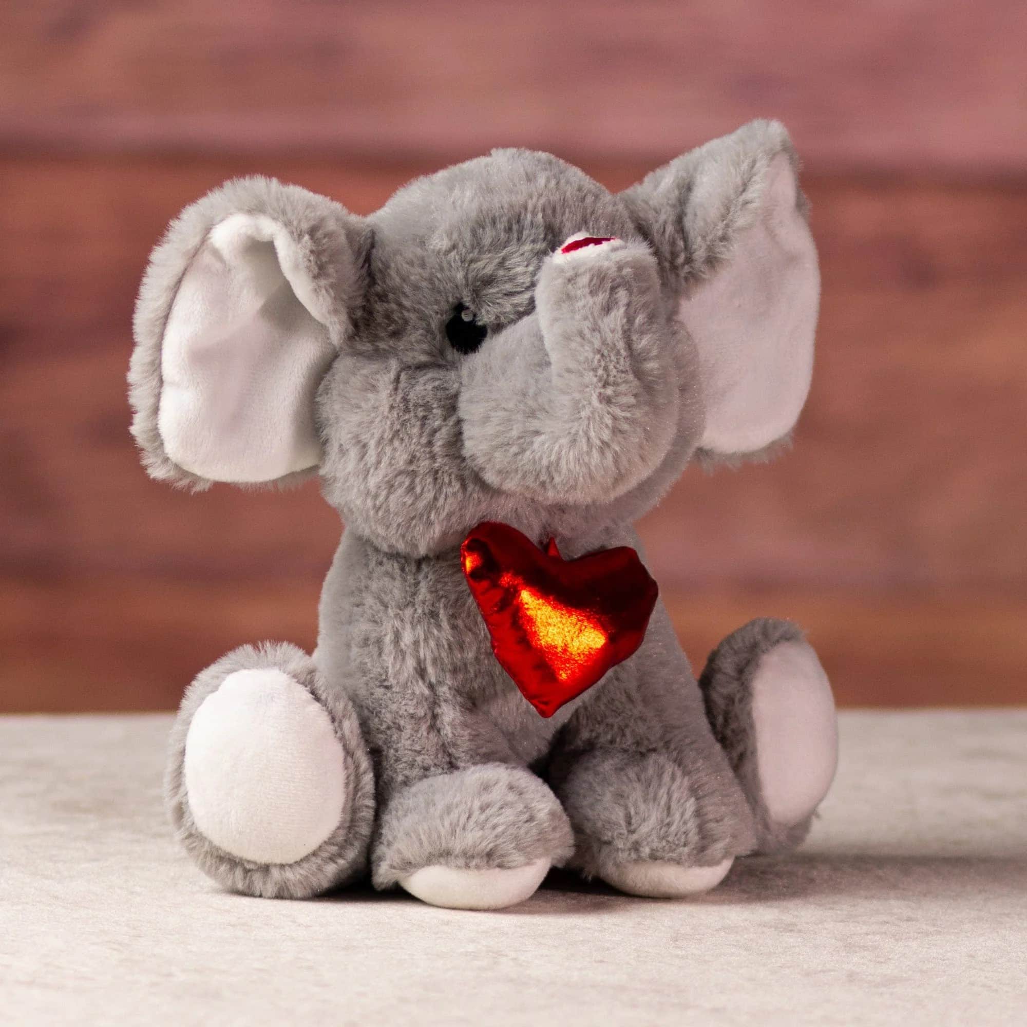 Spunky Valentine Elephant