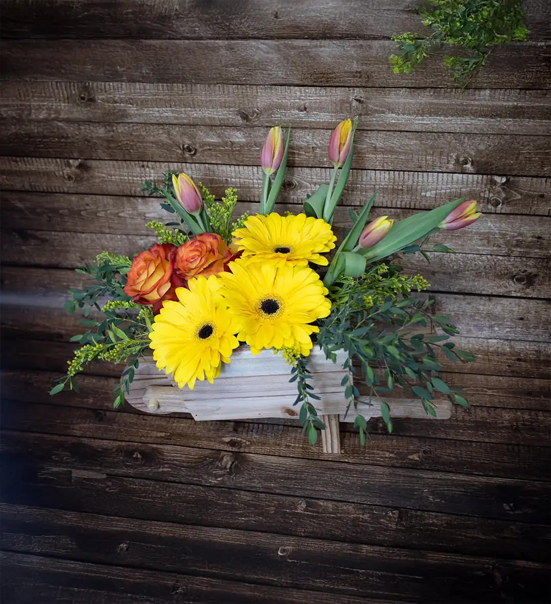 Secret Garden Wagon Bouquet